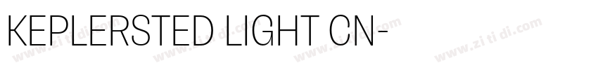 KEPLERSTED LIGHT CN字体转换